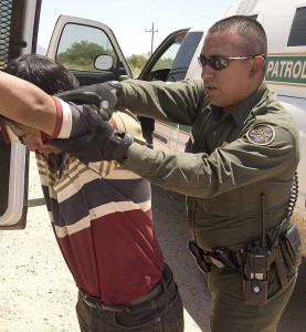 US Border Patrol in azione