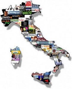 Mappa delle web tv italiane