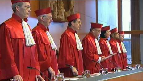 I giudici della Corte costituzionale tedesca