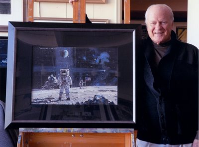 Robert McCall con il suo Men on the Moon